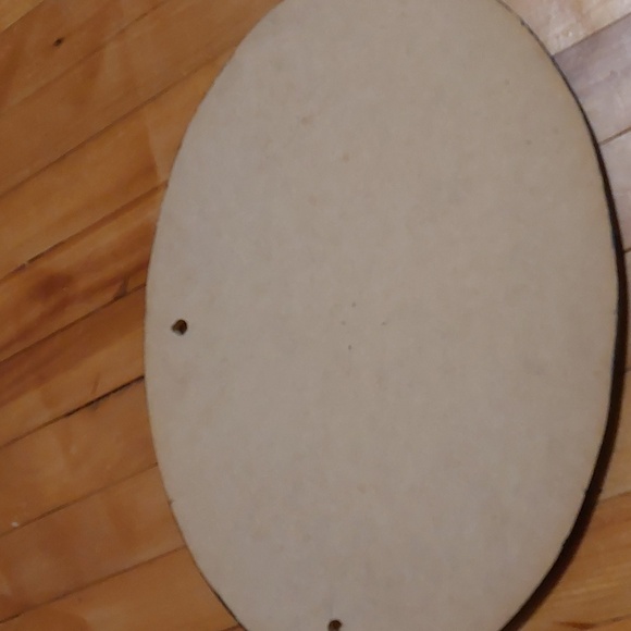 Handpainted Tole Basket Of Pansies Black Oval Wall Plaque 15" x 10.5" - Picture 5 of 7